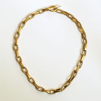 Catherine Popesco Thick Chain Oval Link Necklace