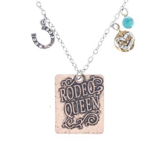 Angelz Design Jewelry Silver & Copper Rodeo Queen Necklace
