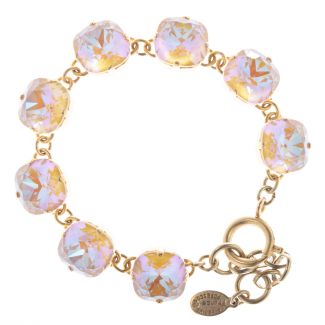 Catherine Popesco 12mm Large Stone Crystal Bracelet - Caramel