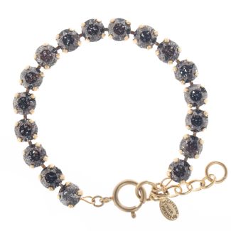 Catherine Popesco 8mm Crystal Tennis Bracelet - Black Patina