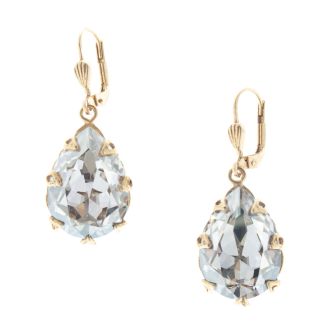 Catherine Popesco Large Teardrop Crystal Earrings - Assorted Colors