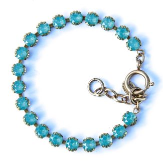 Catherine Popesco Small Stone Crystal Bracelet - Pacific Opal and Gold