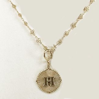 Catherine Popesco Initial Necklace - Gold or Silver Monogram