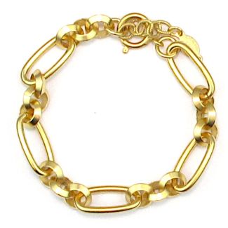 Catherine Popesco Gold Thick Oval Link Bracelet