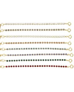 Catherine Popesco New Delicate 6mm Crystal Tennis Bracelet - Assorted Colors