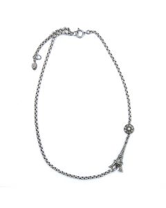 Catherine Popesco Eiffel Tower Choker Necklace in Silver