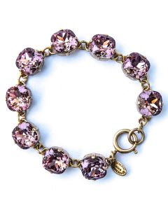 Antique Pink And Gold Bracelet by Catherine Popesco