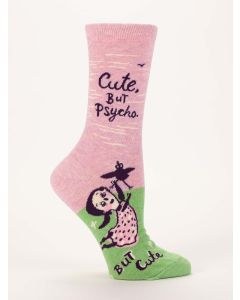 Blue Q Women's Cute. But Psycho, but Cute Socks  - Free Shipping!