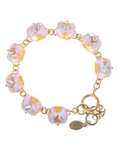 Catherine Popesco 12mm Large Stone Crystal Bracelet - Caramel