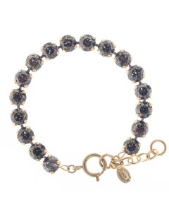 Catherine Popesco 8mm Crystal Tennis Bracelet - Black Patina