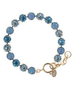 Catherine Popesco Cup-Chain Crystal Bracelet - Electra Ice Combo