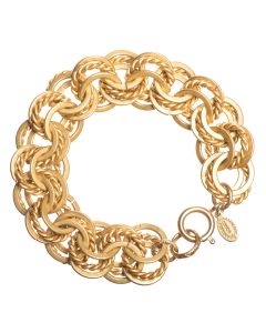 Catherine Popesco Gold Heavy Round Link Bracelet