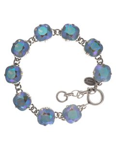 Catherine Popesco Large Stone Crystal Bracelet - Glacier and Silver