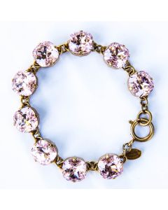 Catherine Popesco Large Stone Crystal Bracelet - Petal - Gold