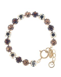 Catherine Popesco Multi Color Crystal Bracelet - Amethyst Combo