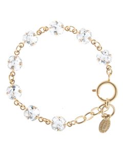 Catherine Popesco Petite Nine Stone Crystal Bracelet - Assorted Colors