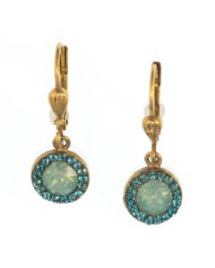 Catherine Popesco Petite Round Rhinestone Dangle Earrings - Assorted Colors