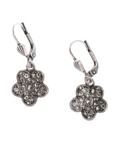 Catherine Popesco Small Rhinestone Flower Crystal Earrings - Assorted Colors