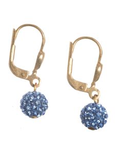Catherine Popesco Small Crystal Ball Pave Globe Earrings - Assorted Colors
