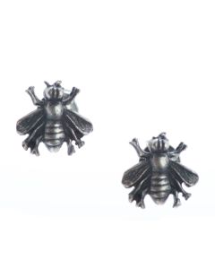 Catherine Popesco Tiny Silver French Bee Post/Studs Earrings