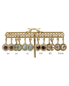 Catherine Popesco Small Round Dangle Earrings - Assorted Colors