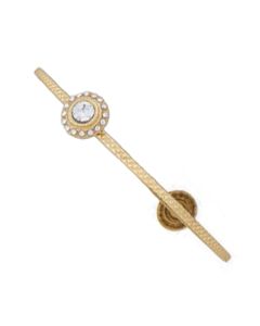 Catherine Popesco Crystal Medallion Bangle Bracelet