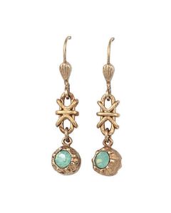 Catherine Popesco Pacific Opal Drop Crystal Earrings