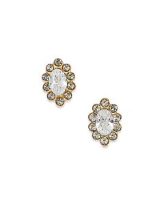 Catherine Popesco Marquise Rhinestone Crystal Post Earrings - Assorted Colors