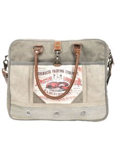 Large Fresh Lobster Tote Bag by Clea Ray Leather & Canvas