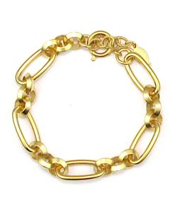 Catherine Popesco Gold Thick Oval Link Bracelet