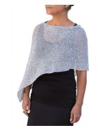 Van Klee Sparkle! Metallic Tissue Knit Ponchos - Assorted Colors