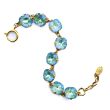 Catherine Popesco 12mm Large Stone Crystal Bracelet - Silky Sage