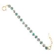 Catherine Popesco Crystal Tennis Bracelet - Fountain Combo LV-1652BG-COM-FOUN