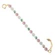 Catherine Popesco Crystal Tennis Bracelet - Lilac Combo LV-1652BG-COM-LILAC