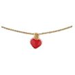 Catherine Popesco Tiny Red Enamel Heart Pendant Necklace - Assorted Colors