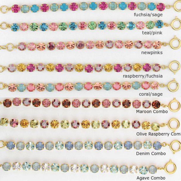Catherine Popesco Crystal Tennis Bracelet - New Combos