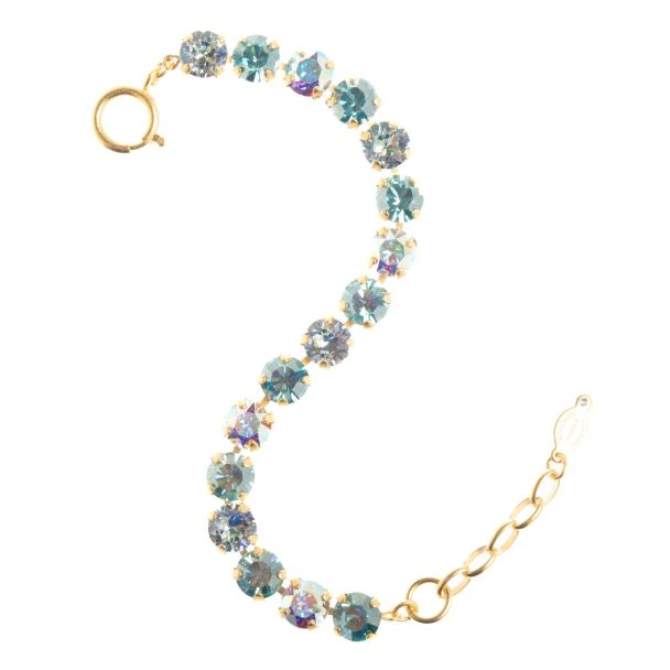 Catherine Popesco Crystal Tennis Bracelet - Fountain Combo LV-1652BG-COM-FOUN