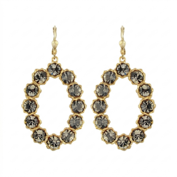 catherine-popesco-oval-gold-crystal-hoop-earrings-black-diamond
-crystal