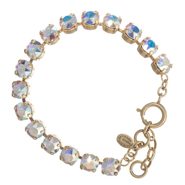 Catherine Popesco Crystal Tennis Bracelet - Assorted Colors in Gold or Silver