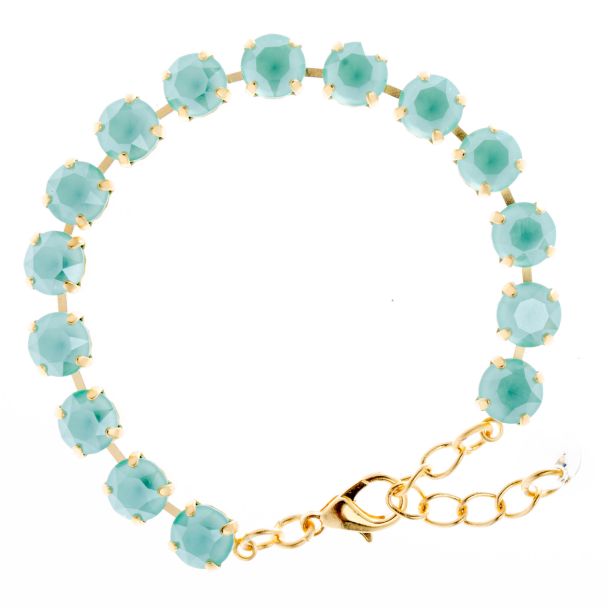YPMCO 8mm Swarovski Crystal Tennis Bracelet - Assorted Colors