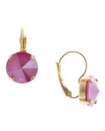 YPMCO 12mm Rivoli Swarovski Crystal Earrings - Assorted Colors