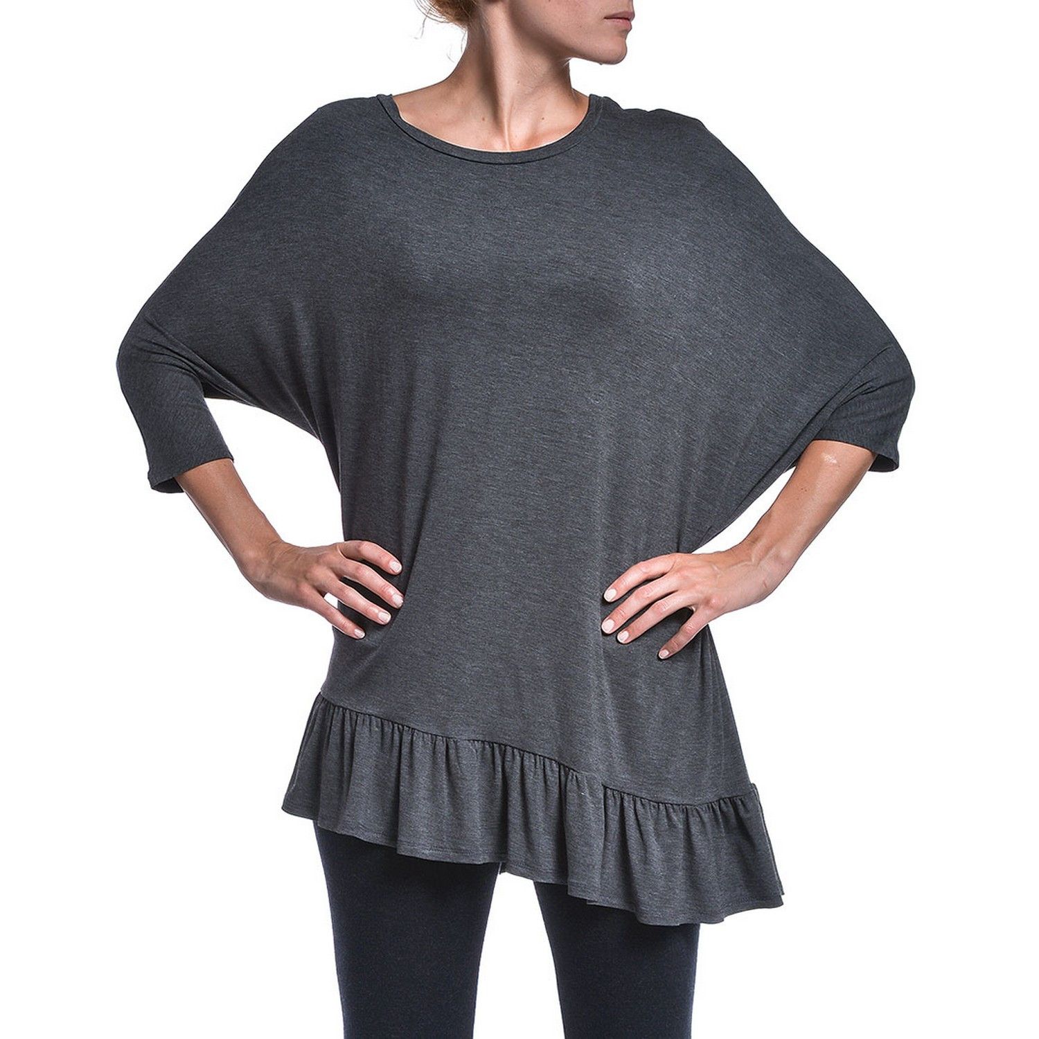 batwing top black